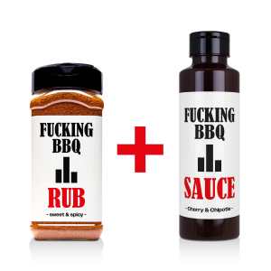 Fucking BBQ rub en sauce COMBI ACTIE!